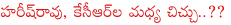 revanth reddy,harish rao,telangana cm kcr,harish rao vs kcr,harish rao for cm post,revanth reddy about harish rao,harish rao vs ktr,mlas supporting harish rao,bari neeti parudala shaka mantri harish rao